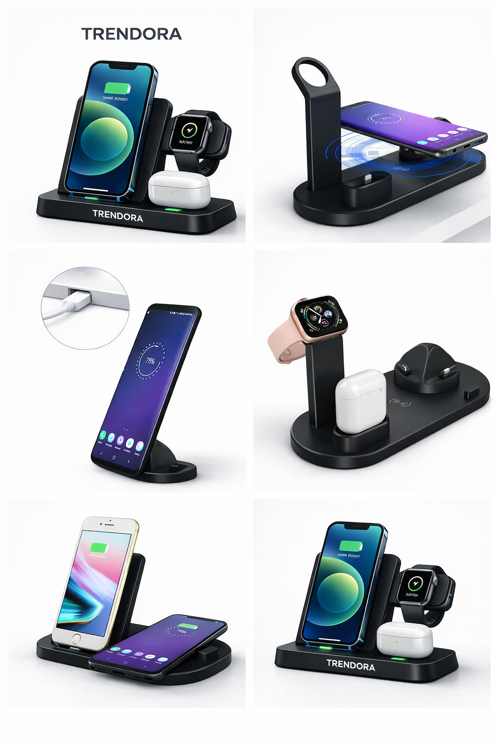 4 in 1 Fast Charging Station