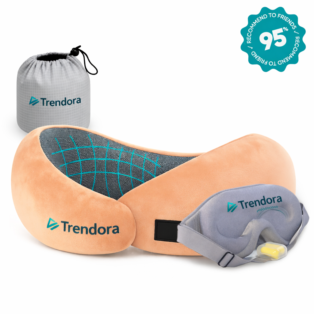 Trendora™ Deep Sleep Travel Pillow Set