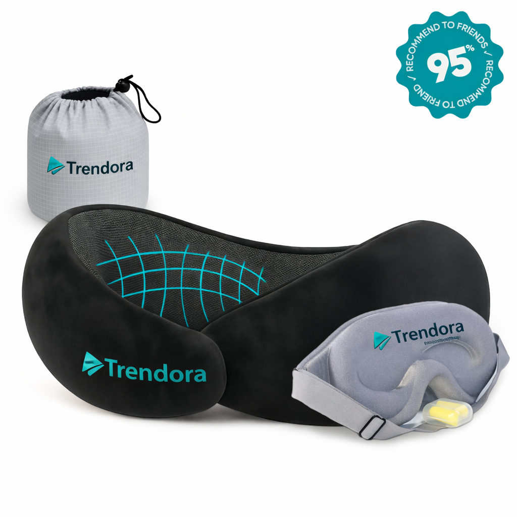 Trendora™ Deep Sleep Travel Pillow Set