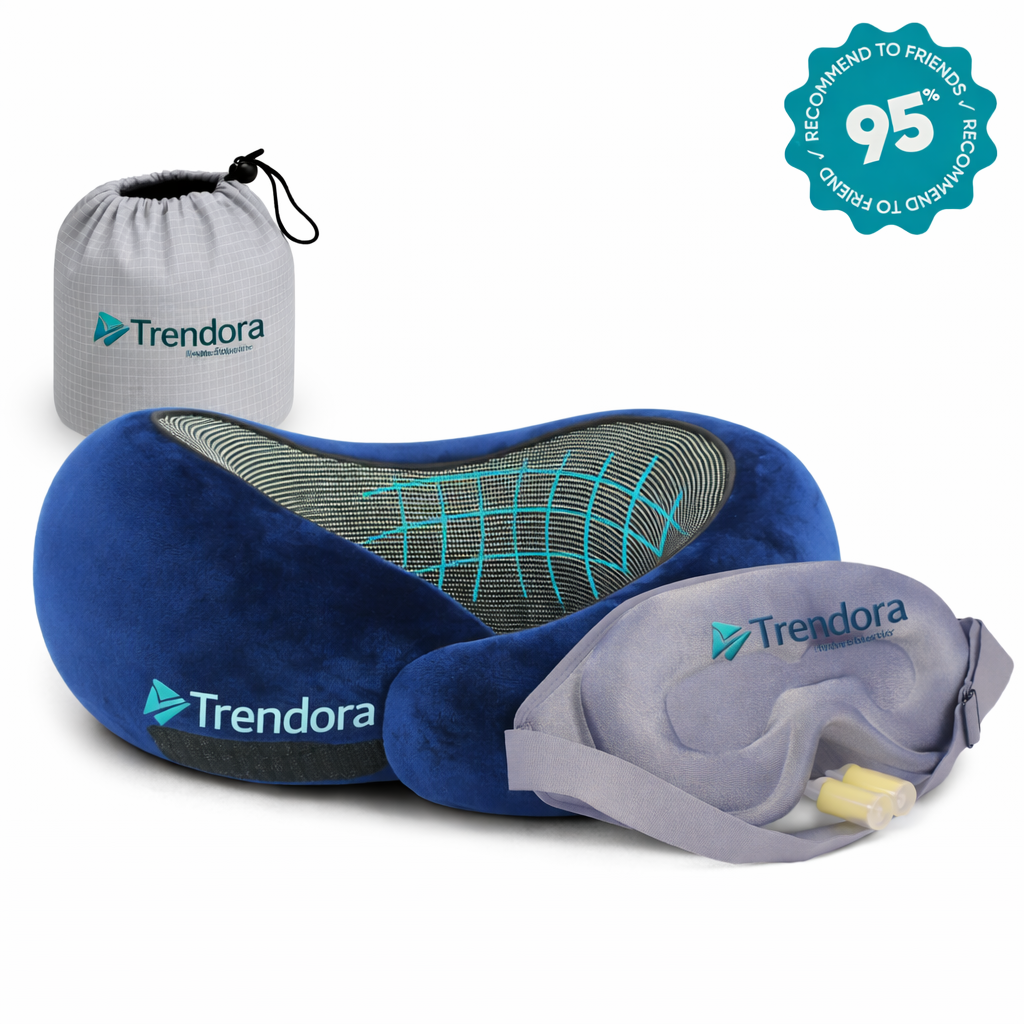 Trendora™ Deep Sleep Travel Pillow Set