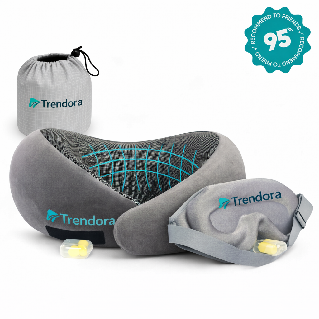 Trendora™ Deep Sleep Travel Pillow Set