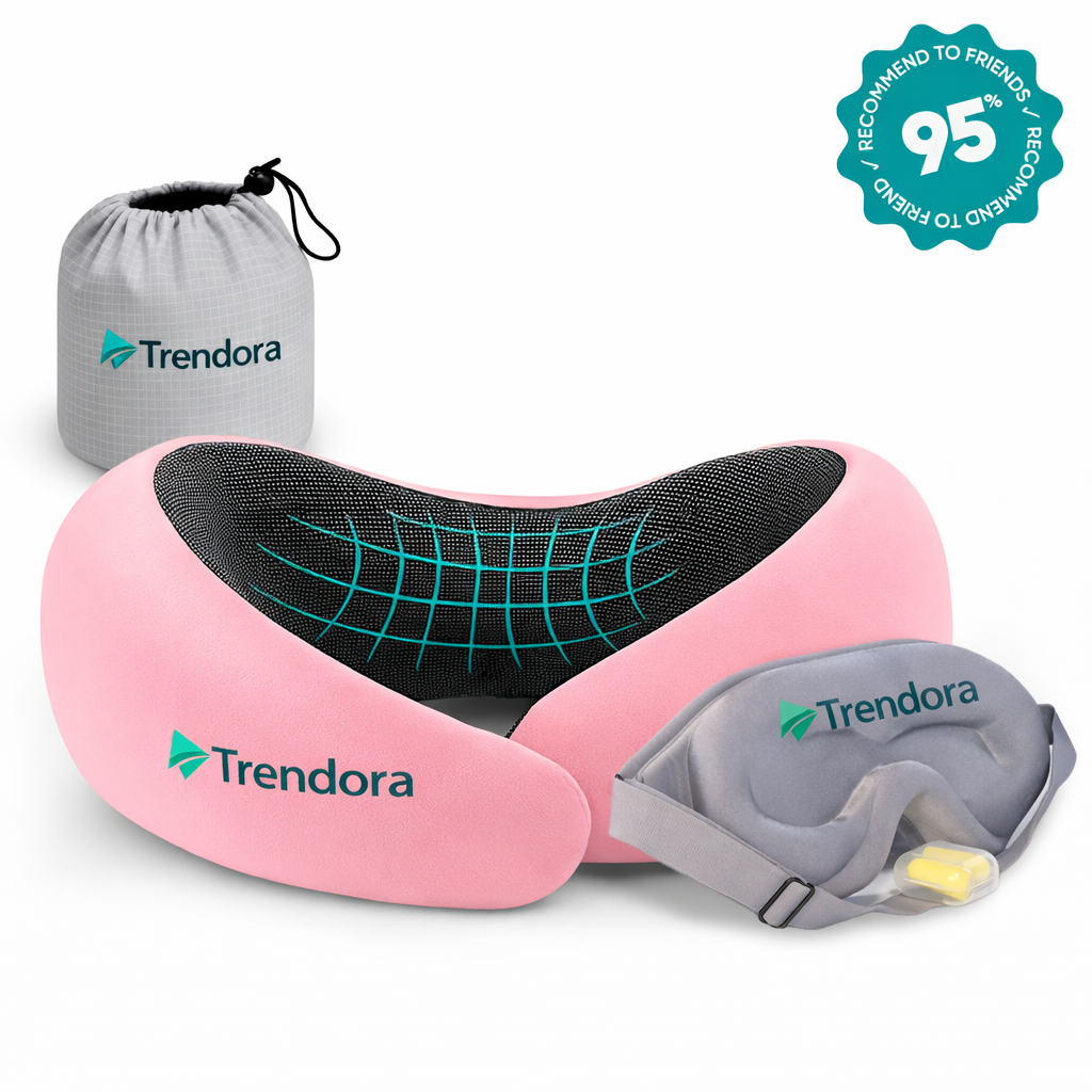 Trendora™ Deep Sleep Travel Pillow Set